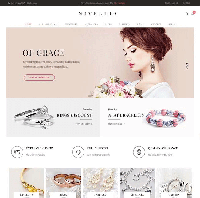 Kinh nghiệm thiết kế website bán hàng trang sức online