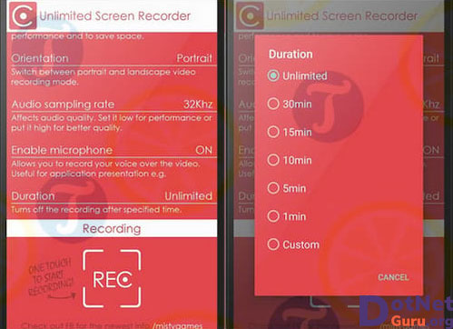 Unlimited Screen Recorder Free