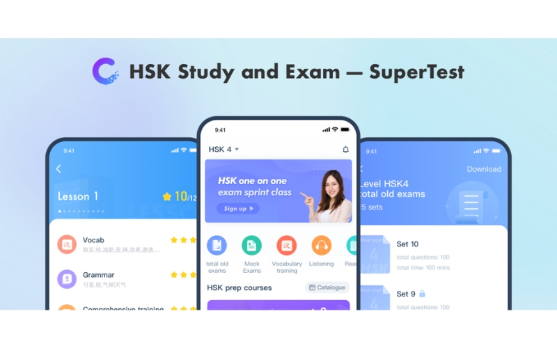 ứng dụng học tiếng trung HSK Study and Exam