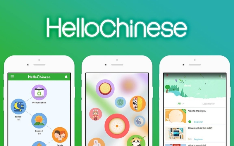 app luyện nói tiếng Trung HelloChinese