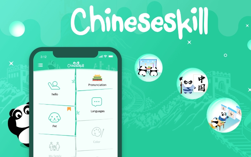 app học từ vựng tiếng trung ChineseSkill