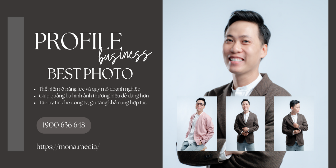 dịch vụ chụp ảnh profile doanh nghiệp tại Mona Media