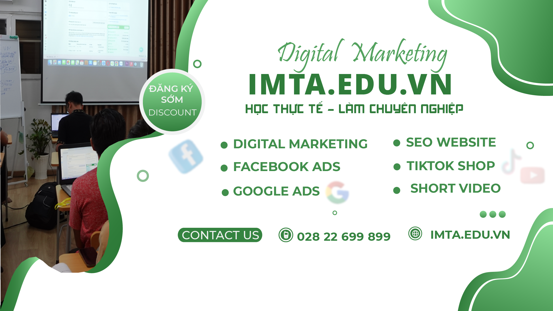 khóa học digital marketing tại IMTA