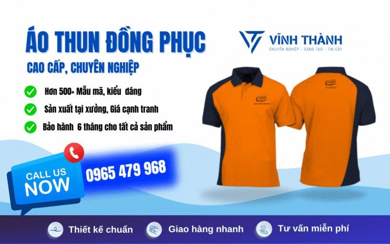 Xưởng may đồng phục theo yêu cầu Vĩnh Thành