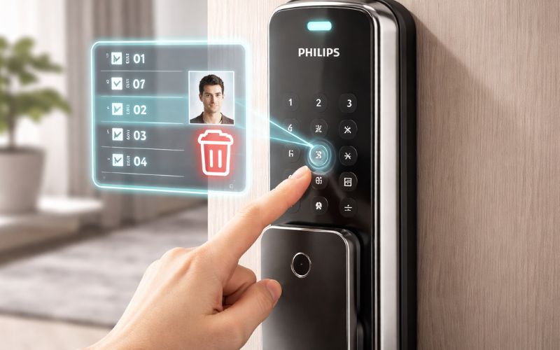 Xóa mật mã của từng thành viên